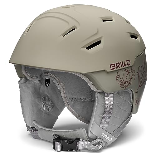Briko Damen Helm Helmet, Matt Shiny Nomad Beige-Tawny Port Plum, XL von Briko
