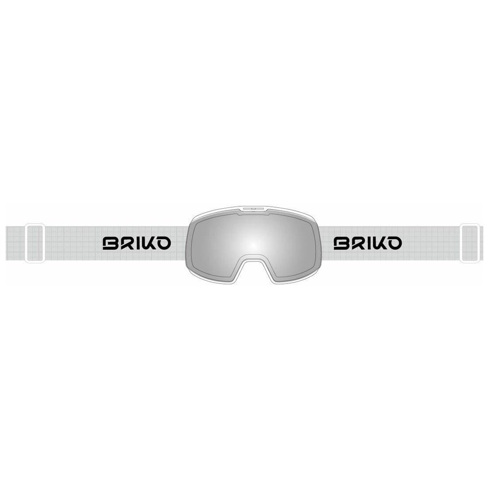 Briko Nyira Photochromic Ski Goggles Weiß Photocromic DL/CAT1-3 von Briko