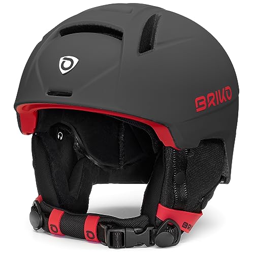 Briko Unisex – Erwachsene Helm Helmet, Iron Gate-RED Rome, M/L von Briko