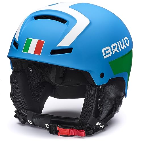 Briko Unisex – Erwachsene Helm Helmet, MATT Science Blue-White, ML von Briko