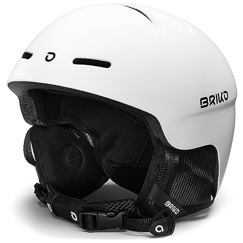 Briko Unisex – Erwachsene Helm Helmet, MATT White, M von Briko