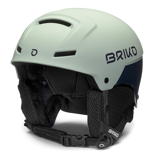 Briko Unisex – Erwachsene Helm Helmet, Matt Heater Light Blue-Cloud Burst Blue, M/L von Briko