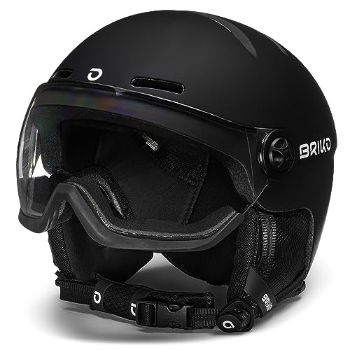 Briko Unisex – Erwachsene Helm Helmet, Mattschwarz, L von Briko