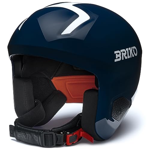 Briko Unisex – Erwachsene Helm Helmet, Shiny DOWNRIVER Blue-White, XL von Briko
