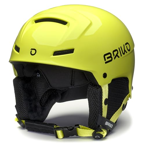 Briko Unisex – Erwachsene Helm Helmet, Shiny Pear Green-White, XL von Briko