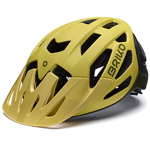 Briko Unisex – Erwachsene Sismicx Helmet, Matt Turmenic Yellow, L von Briko