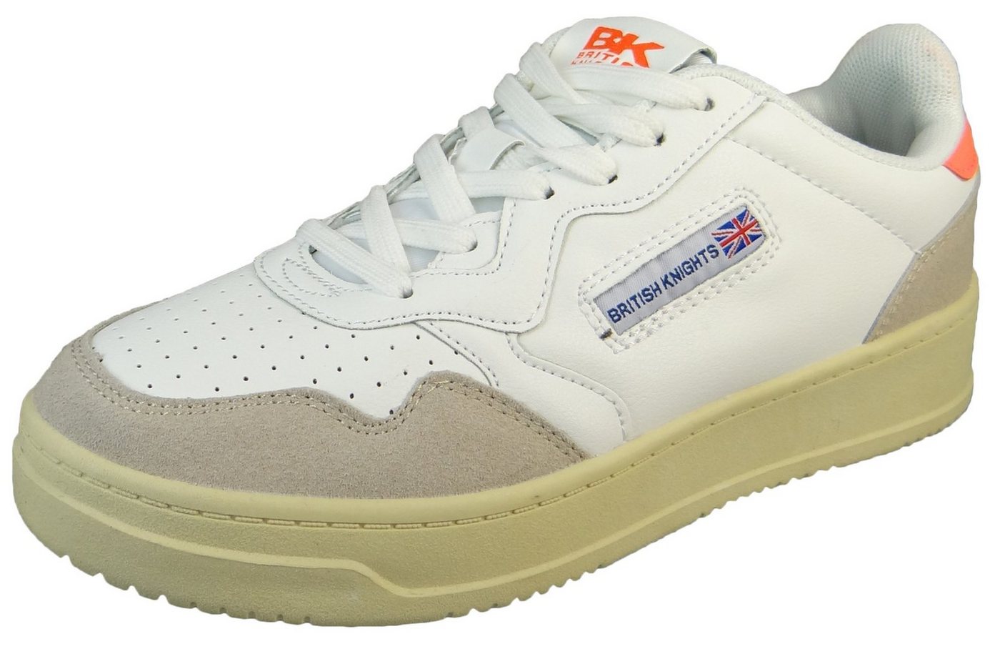 British Knights B48-3632 02 White/Neon Orange Sneaker von British Knights