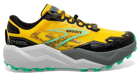 brooks caldera 7 trailrunning schuhe gelb grun herren von Brooks Running