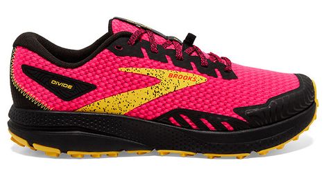 brooks divide 4 trail schuh pink gelb damen von Brooks Running