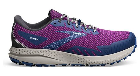 brooks divide 4 trailrunning schuhe violett blau damen von Brooks Running