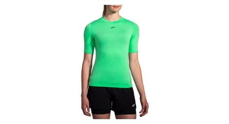 brooks high point trail kurzarmshirt grun damen von Brooks Running