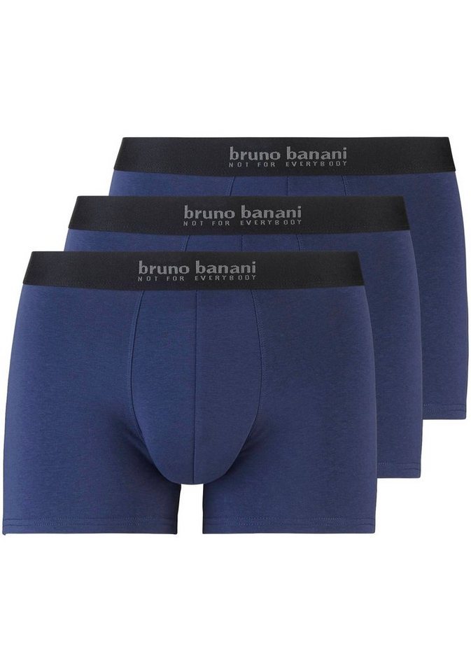 Bruno Banani Boxershorts Short 3Pack Energy Cotton (Packung, 3-St) Schriftzug am Bund von Bruno Banani