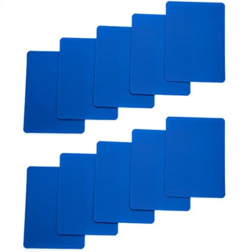 Brybelly Set mit 10 blauen Schnittkarten aus Kunststoff von Brybelly