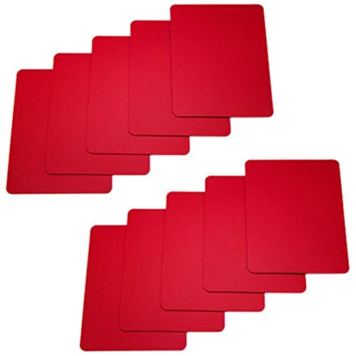 Brybelly Set mit 10 roten Schnittkarten aus Kunststoff von Brybelly