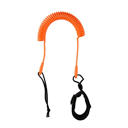 Btgghytr Coiled Leash Stand-Up Paddle Board Leg Rope Wrist Strap Surfboard Leash for Paddleboard, Shortboard von Btgghytr