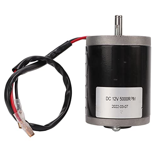 Buachois Sport Tuned Brushed Motor, DC 12V 120W 5000RPM Brushed Motor High Speed Brushed Motor with D Shaft for Electric Scooter von Buachois