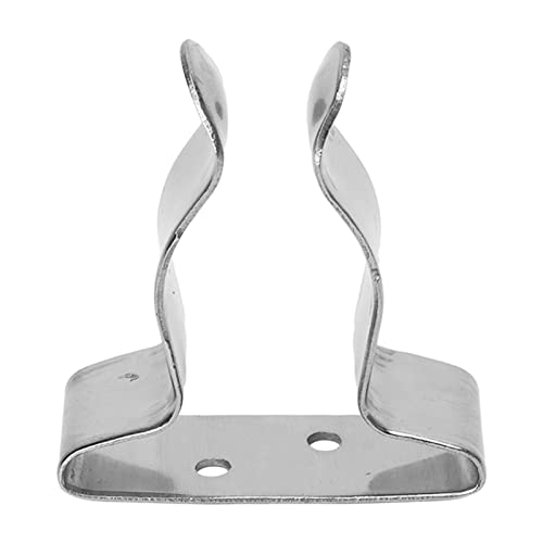 Edelstahl Bootshaken Federklemme Halterung Clip Vielseitiger Haken Federklemme Haken Bootshalter Halterung Clip Edelstahl Ruderhalter Clips Kopfende Für Boot, Wohnmobil, Zuhause, Marine von Buachois