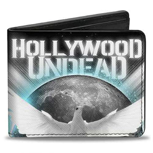 Buckle-Down Herren Bifold Wallet Hollywood Undead, 10,2 x 8,9 cm, Hollywood Undead, 4.0" x 3.5", Buckle-down Bifold Wallet Hollywood Undead von Buckle-Down