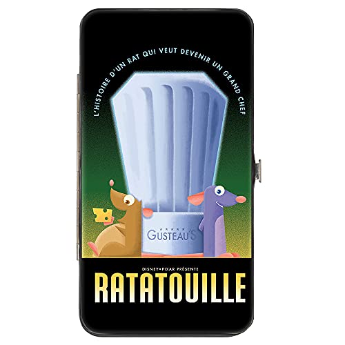 Buckle-Down Ratatouille Damen-Geldbörse mit Scharnier, 17,8 x 10,2 cm, Ratatouille, 7" x 4", Ratatouille Geldbörse mit Scharnier von Buckle-Down