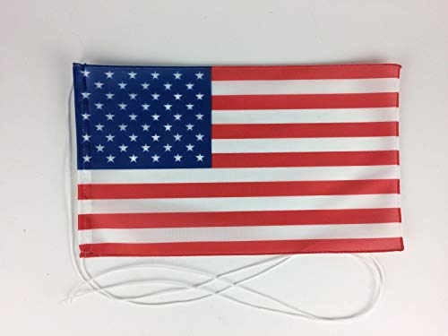 Buddel-Bini USA 15x25 cm Tischflagge in Profi - Qualität Tischfahne Autoflagge Bootsflagge Motorradflagge Mopedflagge von Buddel-Bini