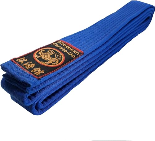 Budodrake Karategürtel blau Shotokan Label Blaugurt (350) von Budodrake
