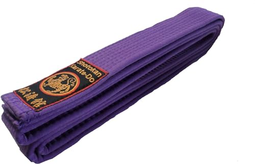 Budodrake Karategürtel violett Shotokan Label Violettgurt (260) von Budodrake