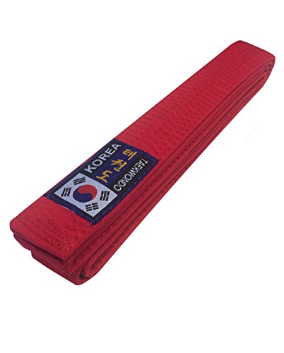 Budodrake Korea Taekwondo Gürtel rot (220) von Budodrake