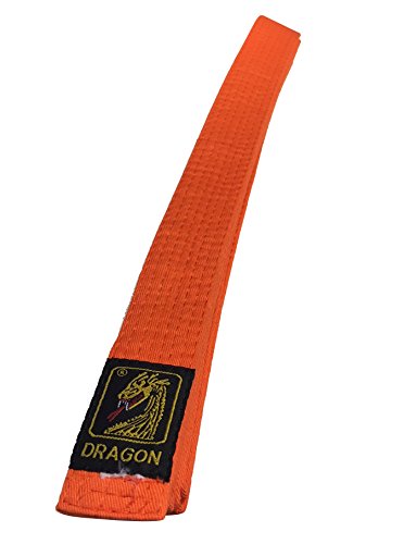 Karategürtel Judogürtel Budogürtel Dragon Orange 100% Baumwolle (260) von Budodrake