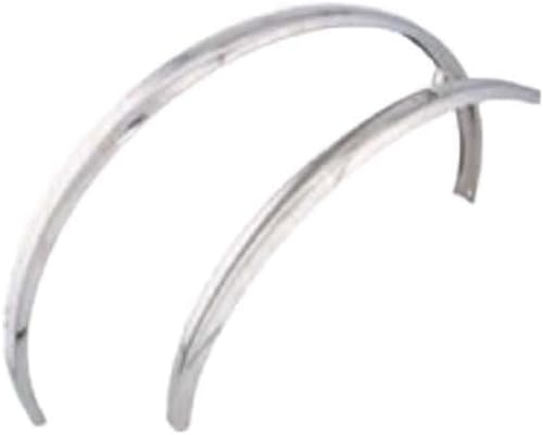 Büchel Unisex – Erwachsene Schutzblechgarnitur-03411543 Schutzblechgarnitur, Silber, 28" x 1.25, 46 mm von Büchel