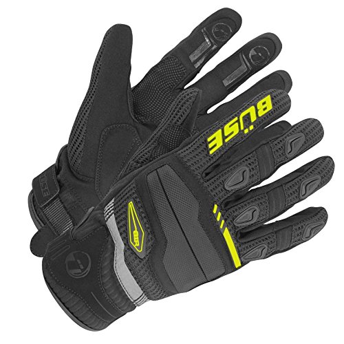 Büse Fresh Handschuh Schwarz/Neongelb, Farbe:schwarz/neongelb, Größen:12 von Büse