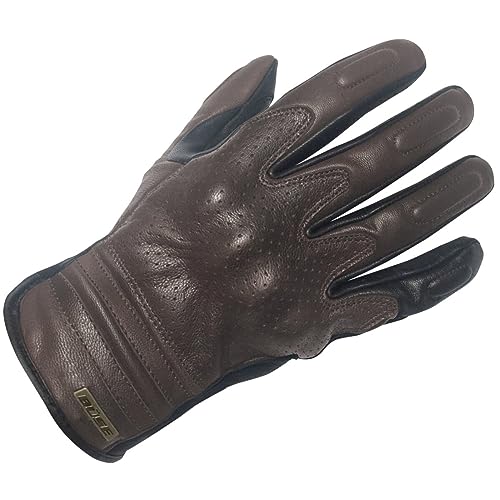 Büse Jackson perforierte Motorrad Handschuhe (Dark Brown,11) von Büse