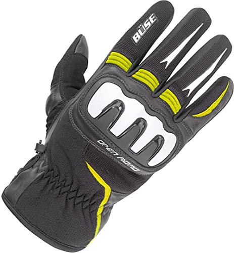Büse Open Road Sport Handschuhe (Black/Neon,10 (XL)) von Büse