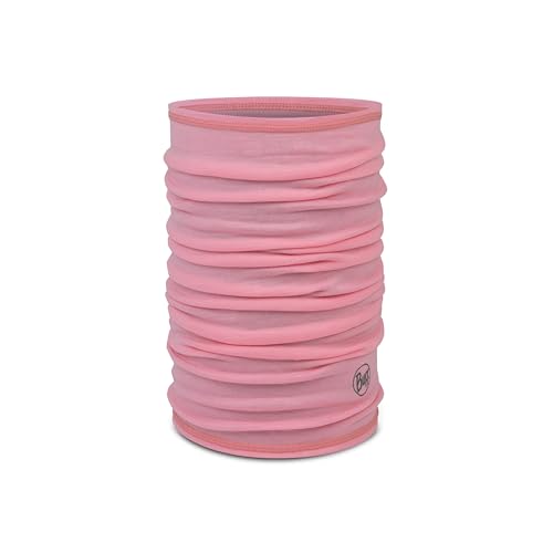 Buff®| Merino Lightweight Multifunktionstuch Junge Mädchen, Multifunktionaler Schal aus 100% Merinowolle, Wandern, Outdoor, Nachhaltig, Leicht, Schlanke Passform, Einheitsgröße, Rosa von Buff