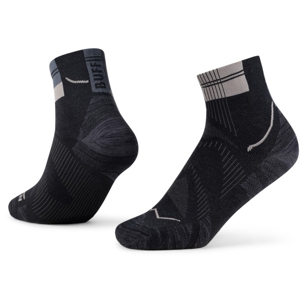 Buff - Coolnet Quarter Sock - Laufsocken Gr L - EU: 42-44 schwarz von Buff