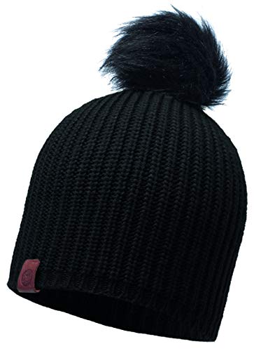 Buff Damen Mütze Knitted Adalwof, Black, One Size, 115405.999.10.00 von Buff