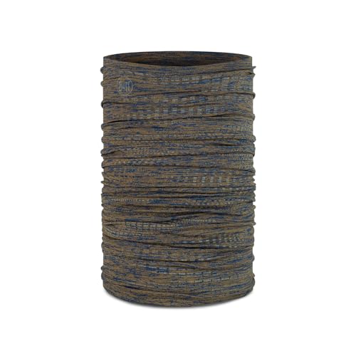 Buff®| DryFlx® Multifunktionstuch Männlich Weiblich Erwachsene, Schnell trocknend, Elastisch, Reflektierend, Nocturne, Hell, Sichtbarkeit, Laufen, Einheitsgröße, Braun B von Buff