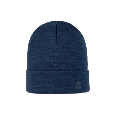 Buff Merino Heavyweight Beanie Solid Night Blue von Buff