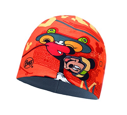 Buff Mütze Microfiber und Polar Hat Mickey Mouse, Skate King Orange, Kinder, 115444.204.10.00 von Buff