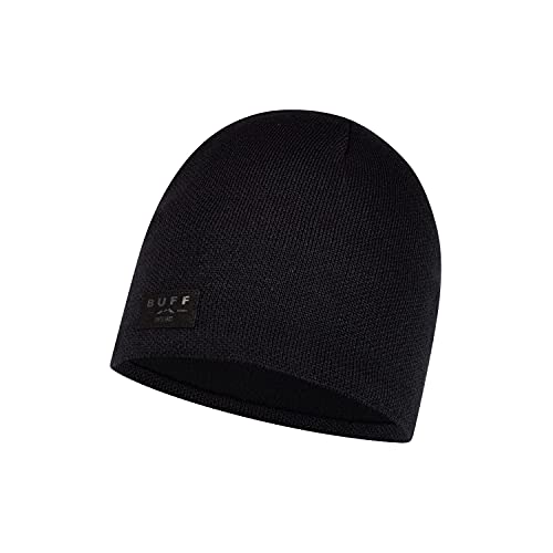 Buff Strick & Polar Mütze SOLID BLACK von Buff