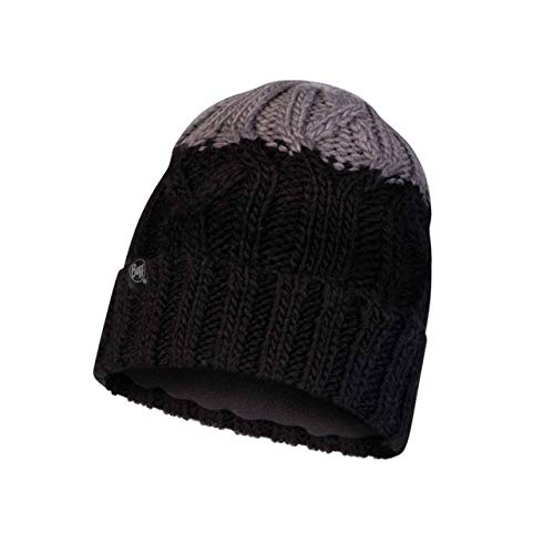 Buff Unisex-Adult 120865.999.10.00 JR Knitted & Polar HAT GANBATBLACK, SCHWARZ, Einheitsgröße von Buff