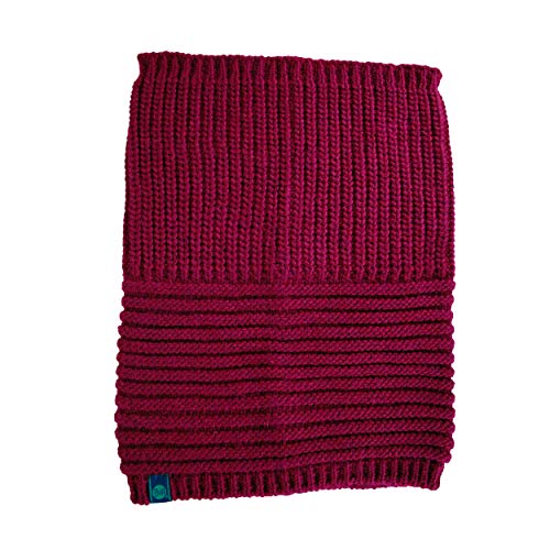 Buff Unisex Knitted Collar Gribling Schlauchschal, Red Plum, One Size von Buff