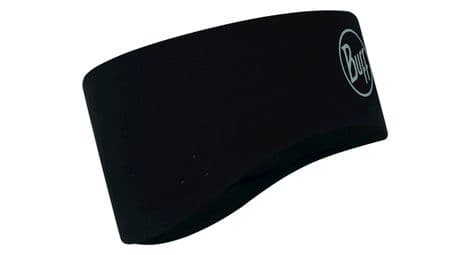 stirnband buff windproof graues logo schwarz von Buff