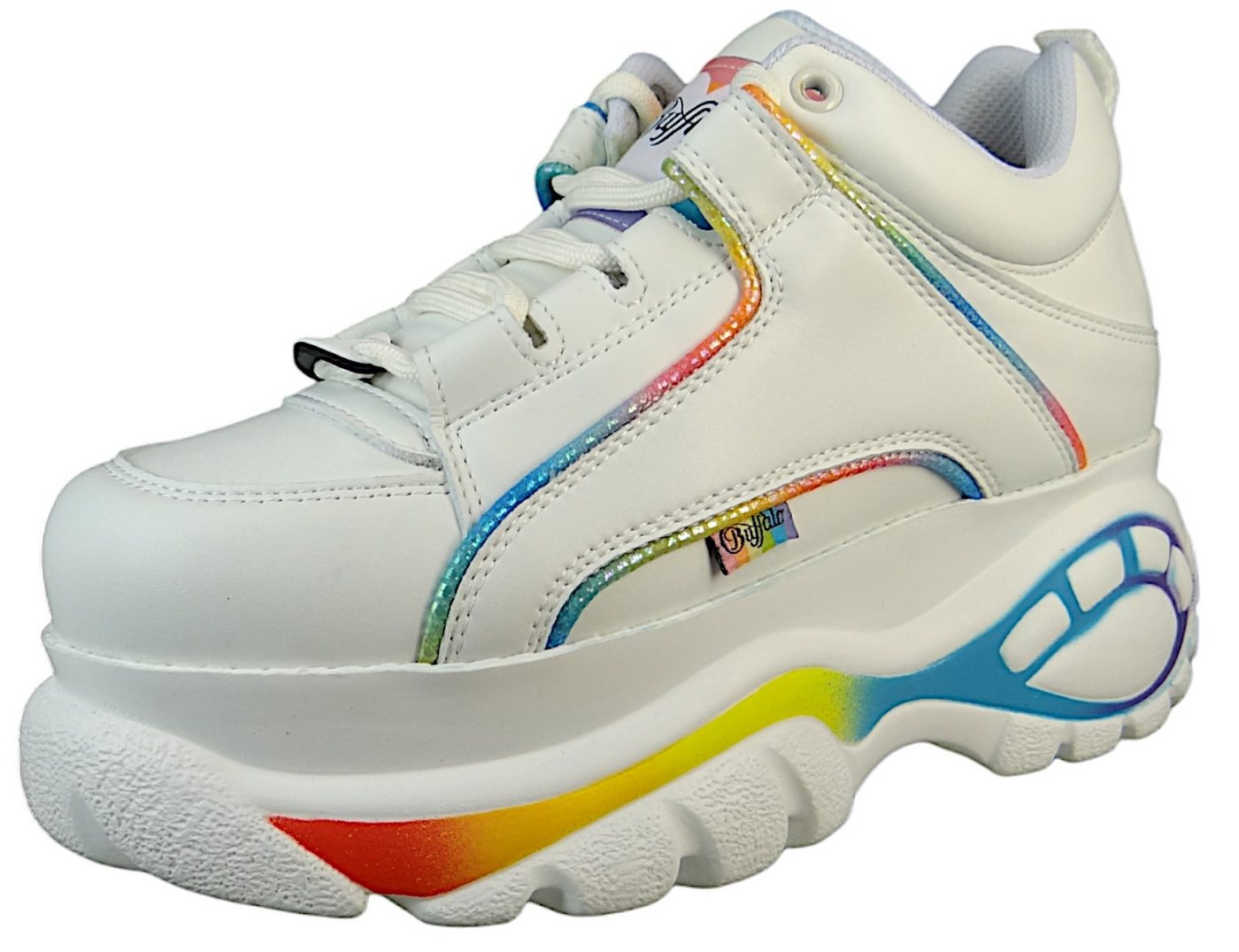 Buffalo 1533344 1339-14 2.0 White/Rainbow Sneaker von Buffalo