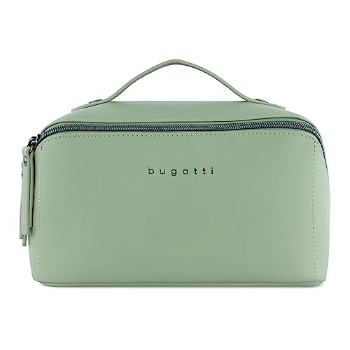 bugatti Almata Reise-Make-up-Tasche mit großer Öffnung, Kulturbeutel Damen in Mint von bugatti