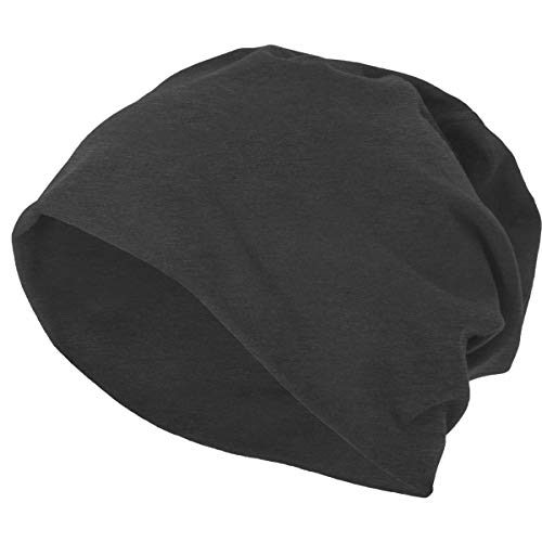 Build Your Brand BY002-Jersey Beanie, Charcoal, one Size von Build Your Brand