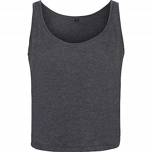 Build Your Brand Damen BY051-Ladies Oversized Tanktop T-Shirt, Charcoal, XS von Build Your Brand