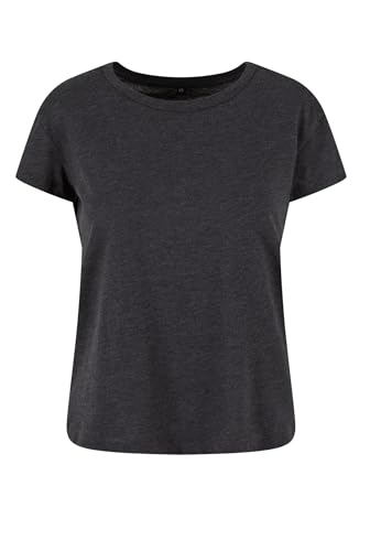 Build Your Brand Damen Ladies Box Tee T-Shirt, Charcoal, XL von Build Your Brand