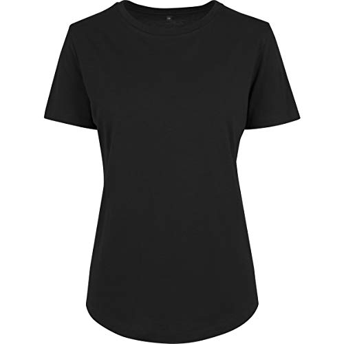 Build Your Brand Damen BY057-Ladies Fit Tee T-Shirt, Black, M von Build Your Brand