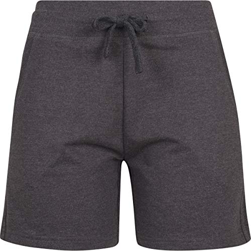 Build Your Brand Damen BY066-Ladies Terry Shorts, Charcoal, M von Build Your Brand