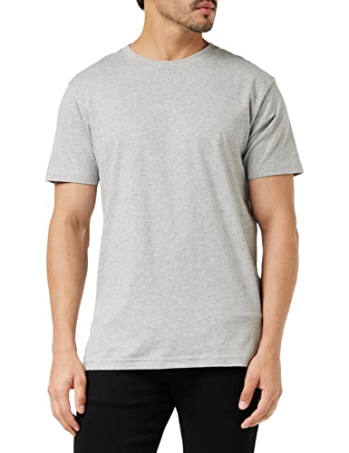 Build Your Brand Herren T-Shirt Round Neck, heather grey, L von Build Your Brand